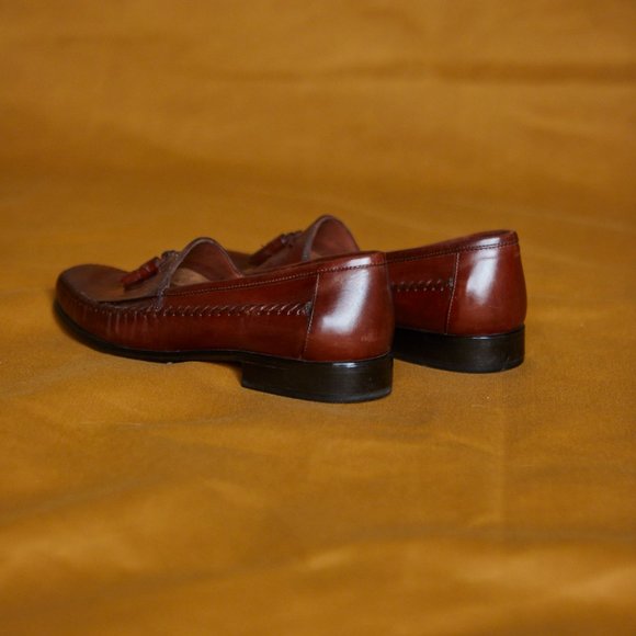 Giorgio Brutini brown leather loafers